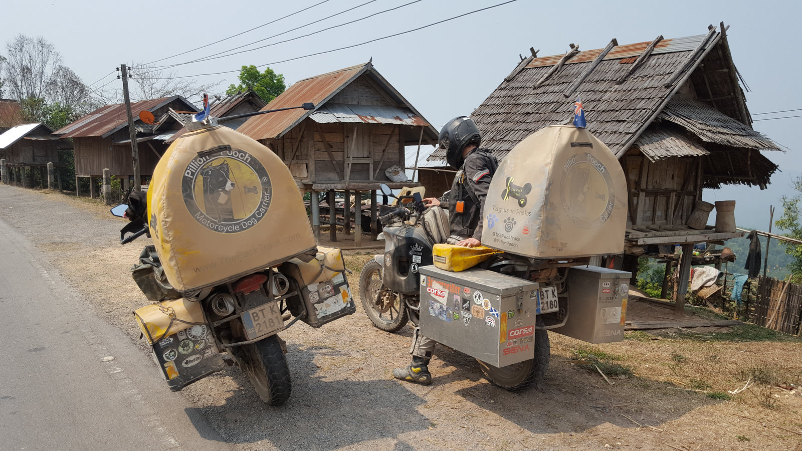 Riding in the mountains of Laos 2023